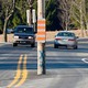 Illustration for article titled A Road Crew In Quebec Put A Power Pole In The Middle Of The Road
